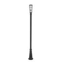 Z-Lite 113.25" High Helix 1 Light Outdoor Post Mounted Fixture image 4