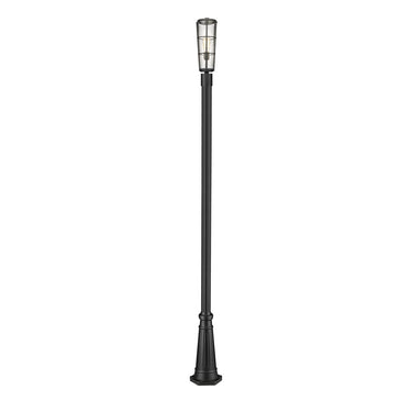 Z-Lite 113.25" High Helix 1 Light Outdoor Post Mounted Fixture image