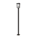 Z-Lite 113.25" High Seoul 2 Light Outdoor Post Mounted Fixture image 1