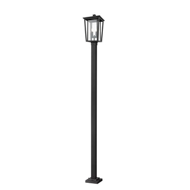 Z-Lite 113.25" High Seoul 2 Light Outdoor Post Mounted Fixture image