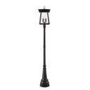 Z-Lite 113.5" High Rainer 6 Light Outdoor Post Mounted Fixture image 2