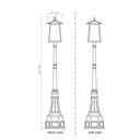 Z-Lite 113.5" High Rainer 6 Light Outdoor Post Mounted Fixture image 7