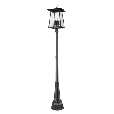 Z-Lite 113.5" High Rainer 6 Light Outdoor Post Mounted Fixture image