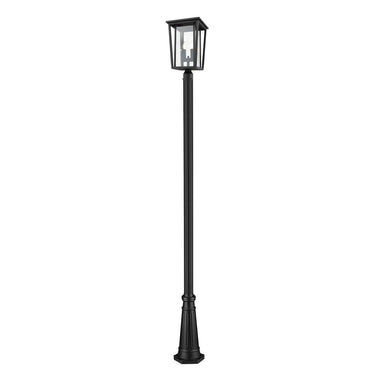 Z-Lite 113.5" High Seoul 2 Light Outdoor Post Mounted Fixture image