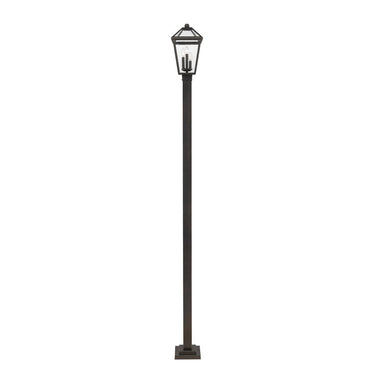 Z-Lite 113.5" High Talbot 3 Light Outdoor Post Mounted Fixture image 3