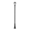 Z-Lite 113.75" High Talbot 3 Light Outdoor Post Mounted Fixture image 1