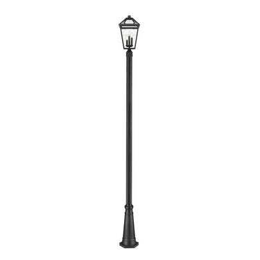 Z-Lite 113.75" High Talbot 3 Light Outdoor Post Mounted Fixture image 1