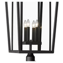 Z-Lite 113" High Seoul 4 Light Outdoor Post Mounted Fixture image 3
