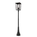 Z-Lite 113" High Seoul 4 Light Outdoor Post Mounted Fixture image 4