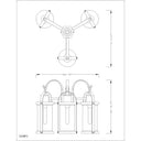 Z-Lite 114.5" High Roundhouse 3 Light Outdoor Post Mounted Fixture image 5