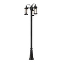 Z-Lite 114.5" High Roundhouse 3 Light Outdoor Post Mounted Fixture image