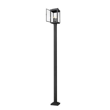 Z-Lite 115.25" High Hartwell 4 Light Outdoor Post Mounted Fixture image 1