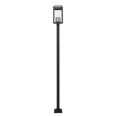 Z-Lite 115.25" High Hartwell 4 Light Outdoor Post Mounted Fixture image 2