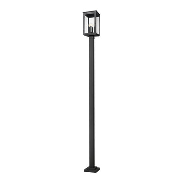 Z-Lite 115.25" High Hartwell 4 Light Outdoor Post Mounted Fixture image 4