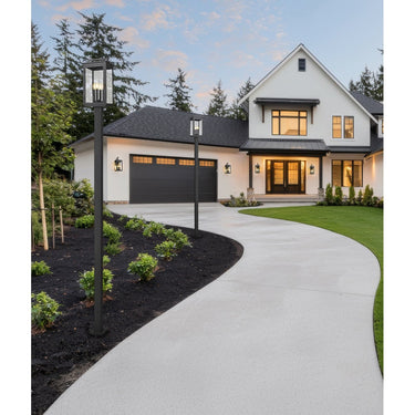 Z-Lite 115.25" High Hartwell 4 Light Outdoor Post Mounted Fixture image 5