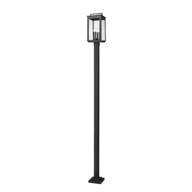 Z-Lite 115.25" High Hartwell 4 Light Outdoor Post Mounted Fixture image