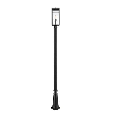 Z-Lite 115.5" High Nuri 1 Light Outdoor Post Mounted Fixture image 1