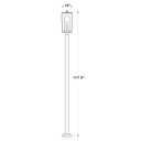 Z-Lite 116.25" High Sheridan 1 Light Outdoor Post Mounted Fixture image 7