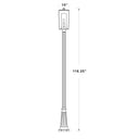 Z-Lite 116.5" High Sheridan 1 Light Outdoor Post Mounted Fixture image 7
