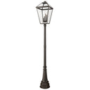 Z-Lite 116.75" High Talbot 4 Light Outdoor Post Mounted Fixture image 1