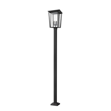 Z-Lite 117.25" High Seoul 3 Light Outdoor Post Mounted Fixture image