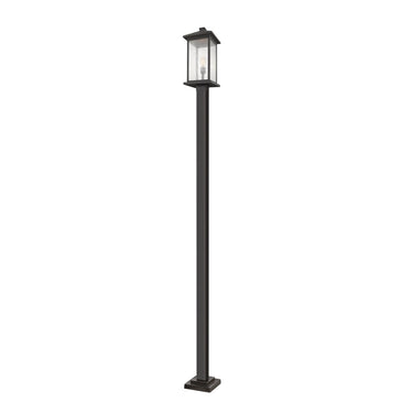 Z-Lite 117" High Portland 1 Light Outdoor Post Mounted Fixture image 1