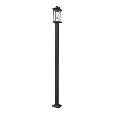 Z-Lite 117" High Portland 1 Light Outdoor Post Mounted Fixture image