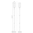 Z-Lite 118.75" High Leland 1 Light Outdoor Post Mounted Fixture image 7