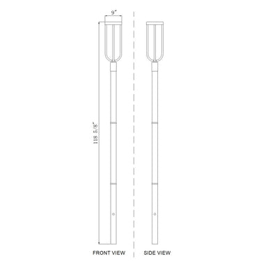 Z-Lite 118.75" High Leland 1 Light Outdoor Post Mounted Fixture image 7