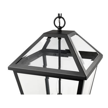 Z-Lite 12.25" Talbot 3 Light Outdoor Chain Mount Ceiling Fixture image 5