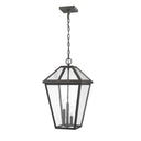 Z-Lite 12.25" Talbot 3 Light Outdoor Chain Mount Ceiling Fixture image 7