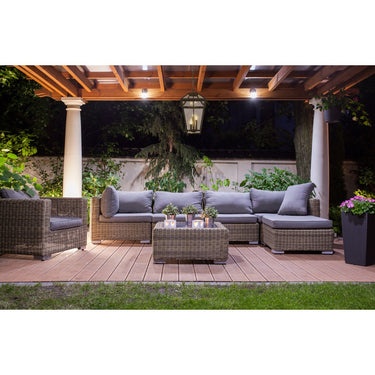 Z-Lite 12.25" Talbot 3 Light Outdoor Chain Mount Ceiling Fixture image 8