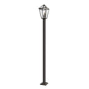 Z-Lite 12.25" Talbot 3 Light Outdoor Post Mounted Fixture image 1