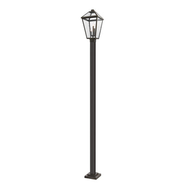 Z-Lite 12.25" Talbot 3 Light Outdoor Post Mounted Fixture image 1