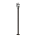 Z-Lite 12.25" Talbot 3 Light Outdoor Post Mounted Fixture image 5