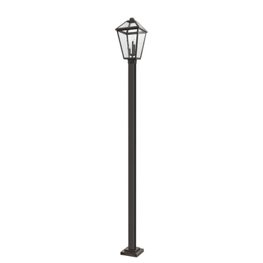 Z-Lite 12.25" Talbot 3 Light Outdoor Post Mounted Fixture image 5