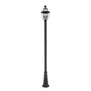 Z-Lite 12.25" Westover 3 Light Outdoor Post Mounted Fixture image 2