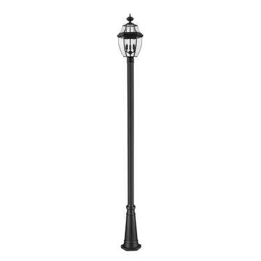 Z-Lite 12.25" Westover 3 Light Outdoor Post Mounted Fixture image 2