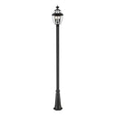 Z-Lite 12.25" Westover 3 Light Outdoor Post Mounted Fixture image