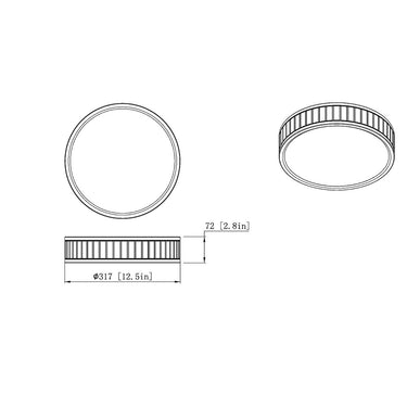 Z-Lite 12.5" Madison 1 Light Flush Mount image 21