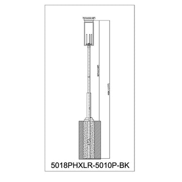 Z-Lite 12.5" Nova 5 Light Outdoor Post Mounted Fixture image 7