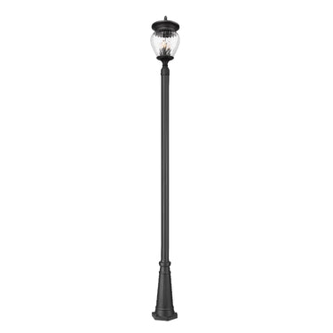 Z-Lite 12" Davina 4 Light Outdoor Post Mounted Fixture image 1