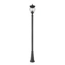 Z-Lite 12" Davina 4 Light Outdoor Post Mounted Fixture image 2