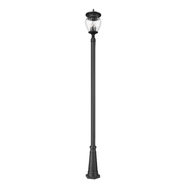 Z-Lite 12" Davina 4 Light Outdoor Post Mounted Fixture image 4