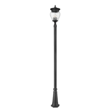 Z-Lite 12" Davina 4 Light Outdoor Post Mounted Fixture image