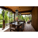 Z-Lite 12" Gannon 3 Light Outdoor Chain Mount Ceiling Fixture image 5