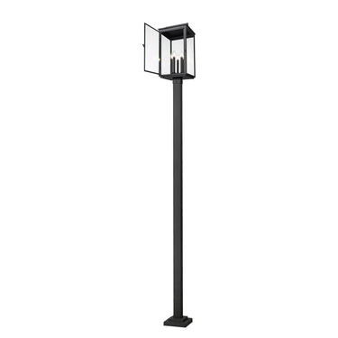 Z-Lite 12" Hartwell 5 Light Outdoor Post Mounted Fixture image 1