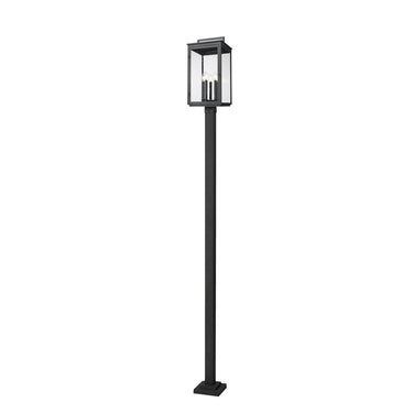 Z-Lite 12" Hartwell 5 Light Outdoor Post Mounted Fixture image