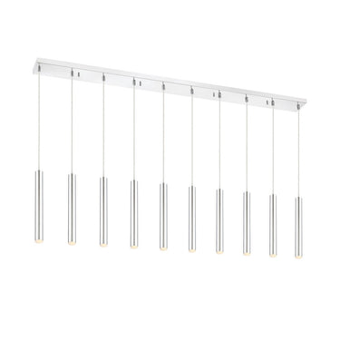Z-Lite 12" High Forest 10 Light Linear Chandelier image 1