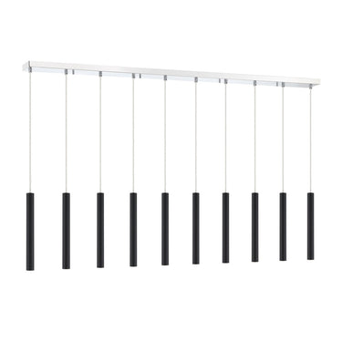 Z-Lite 12" High Forest 10 Light Linear Chandelier image 10